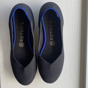 Rothy’s black original flats